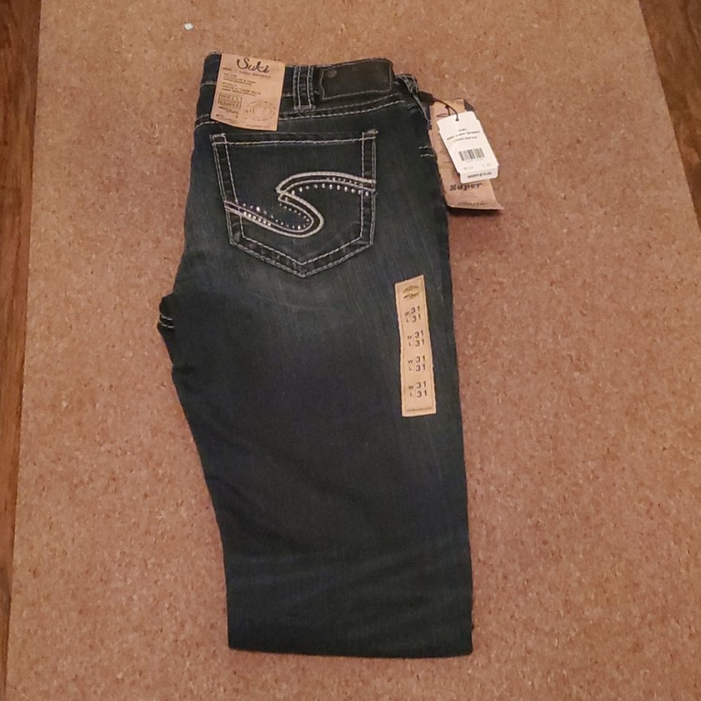 Silver jeans suki mid rise super skinny jean